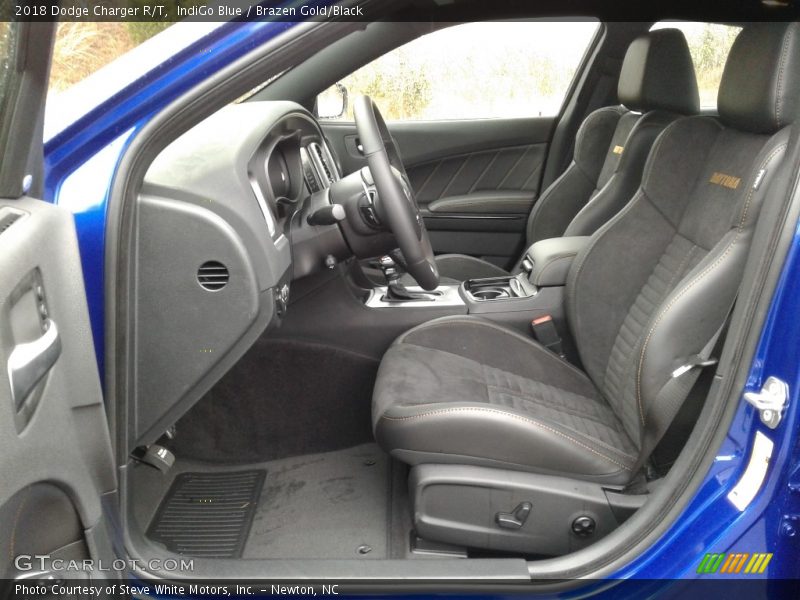 IndiGo Blue / Brazen Gold/Black 2018 Dodge Charger R/T