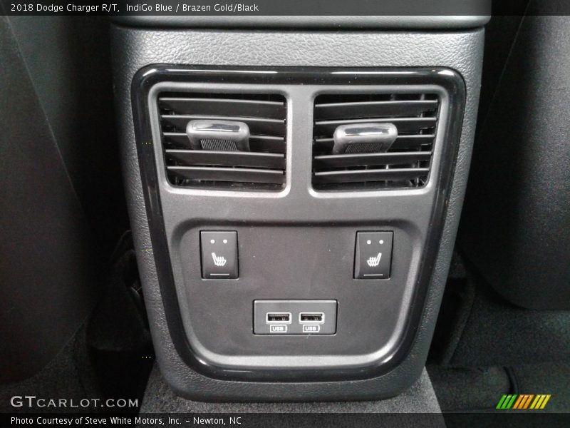 IndiGo Blue / Brazen Gold/Black 2018 Dodge Charger R/T