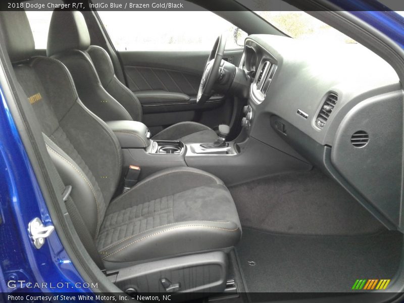 IndiGo Blue / Brazen Gold/Black 2018 Dodge Charger R/T