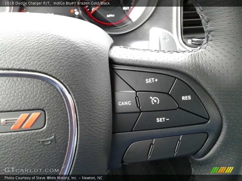 IndiGo Blue / Brazen Gold/Black 2018 Dodge Charger R/T