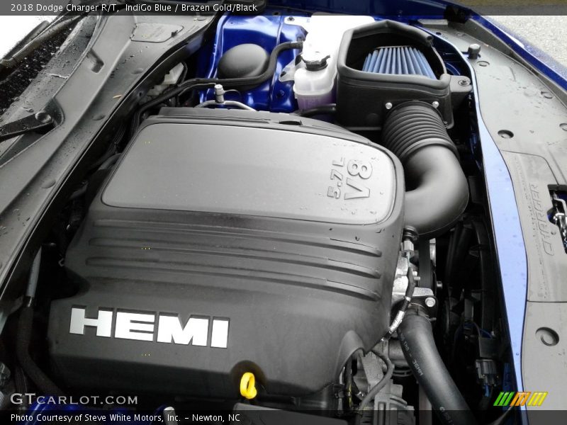IndiGo Blue / Brazen Gold/Black 2018 Dodge Charger R/T