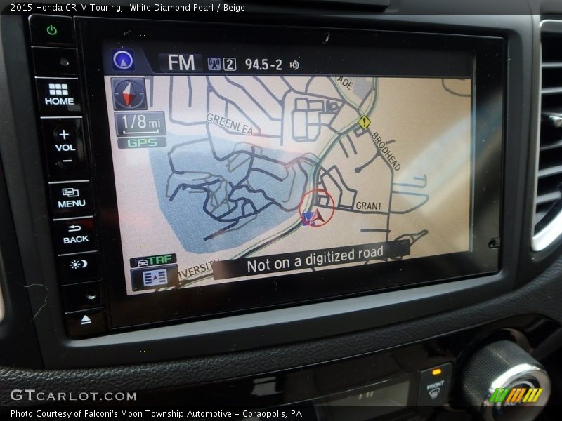 White Diamond Pearl / Beige 2015 Honda CR-V Touring