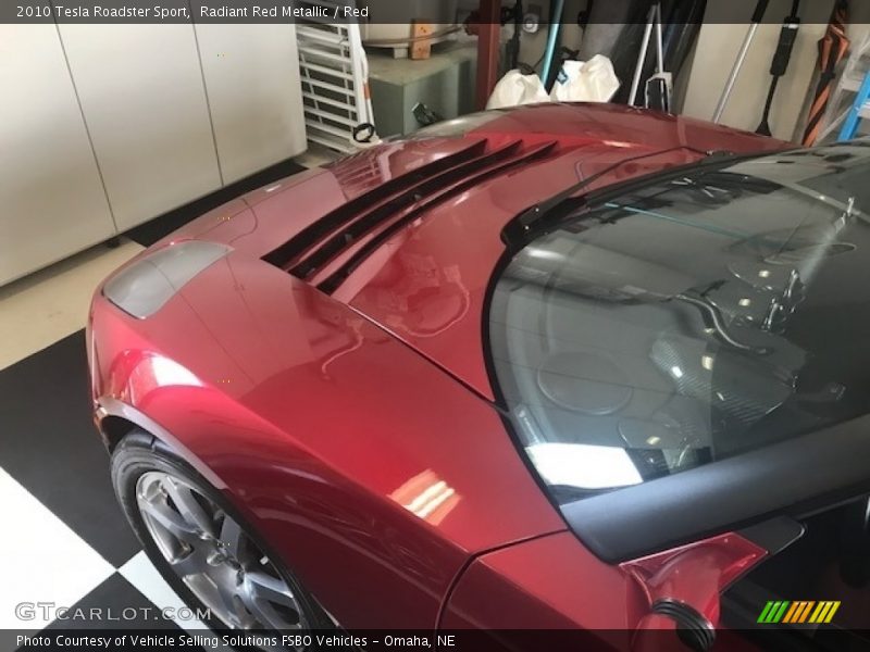 Radiant Red Metallic / Red 2010 Tesla Roadster Sport