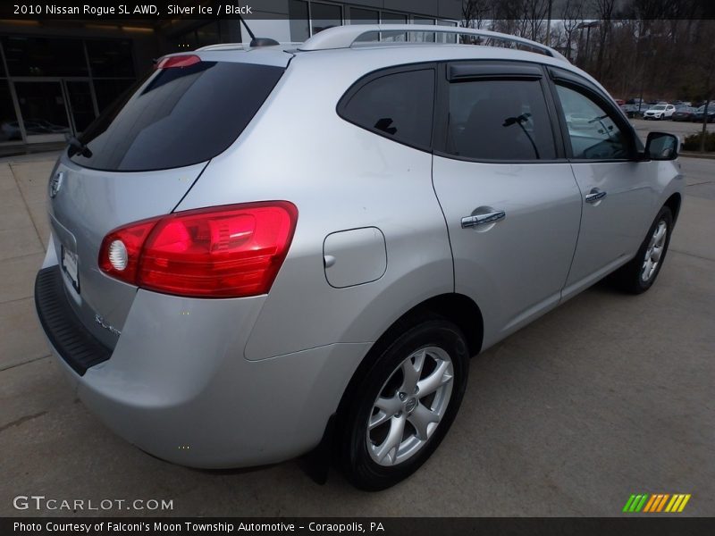 Silver Ice / Black 2010 Nissan Rogue SL AWD