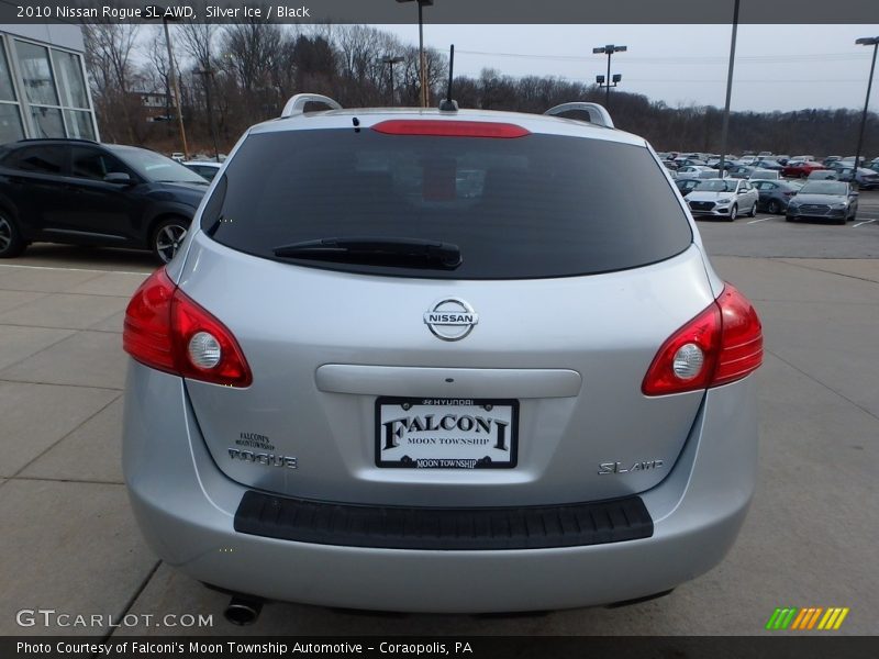 Silver Ice / Black 2010 Nissan Rogue SL AWD