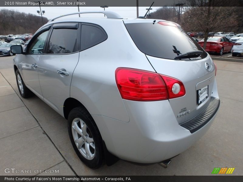 Silver Ice / Black 2010 Nissan Rogue SL AWD
