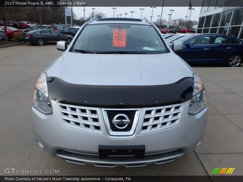 Silver Ice / Black 2010 Nissan Rogue SL AWD