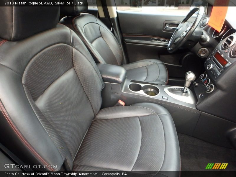 Silver Ice / Black 2010 Nissan Rogue SL AWD