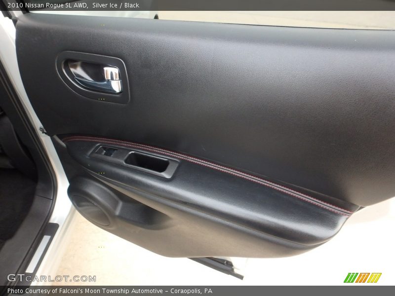 Silver Ice / Black 2010 Nissan Rogue SL AWD