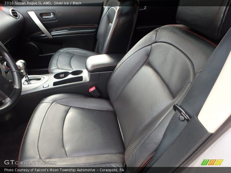 Silver Ice / Black 2010 Nissan Rogue SL AWD