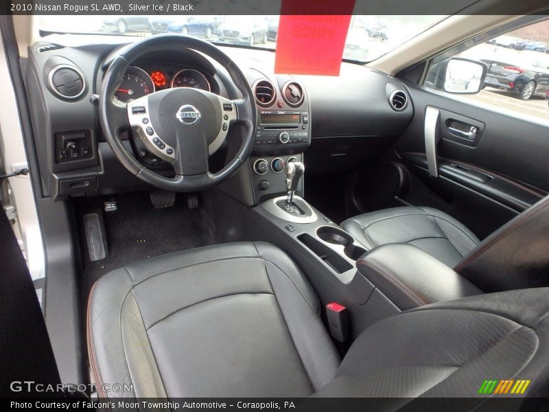 Silver Ice / Black 2010 Nissan Rogue SL AWD