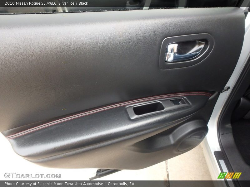 Silver Ice / Black 2010 Nissan Rogue SL AWD