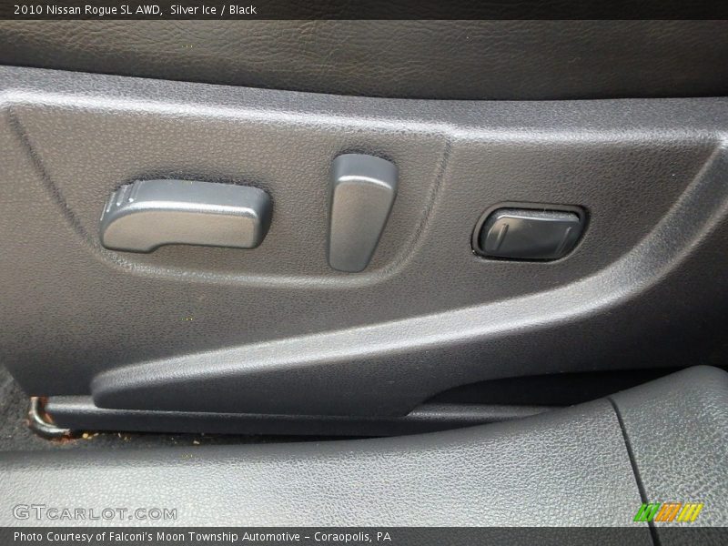 Silver Ice / Black 2010 Nissan Rogue SL AWD