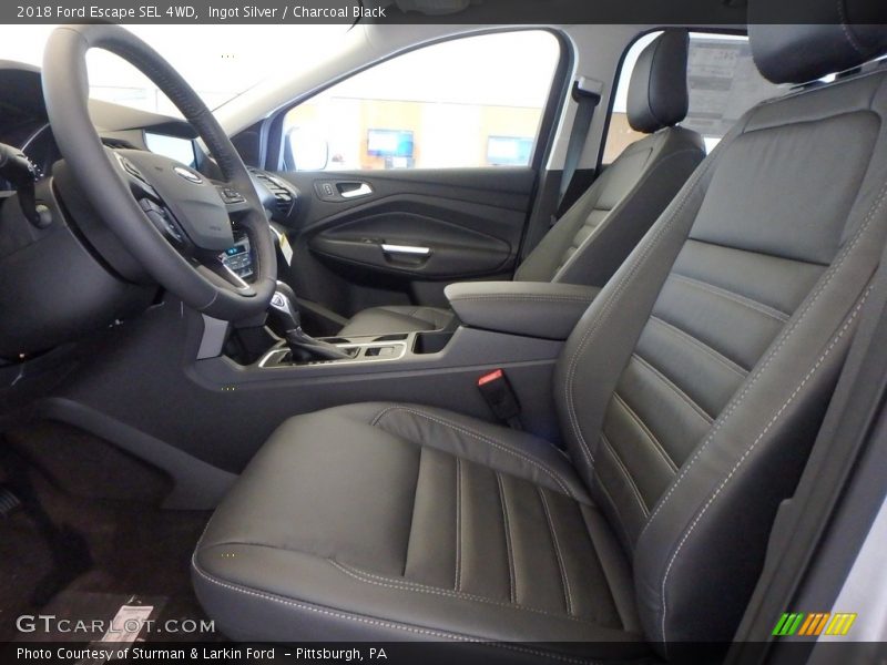 Ingot Silver / Charcoal Black 2018 Ford Escape SEL 4WD