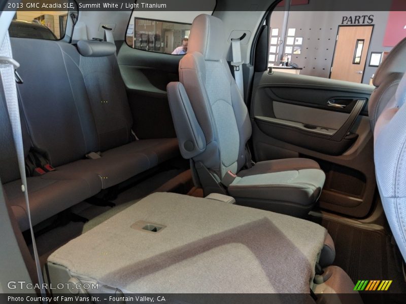 Summit White / Light Titanium 2013 GMC Acadia SLE