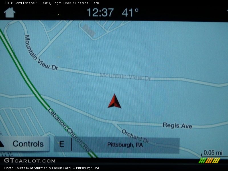 Ingot Silver / Charcoal Black 2018 Ford Escape SEL 4WD