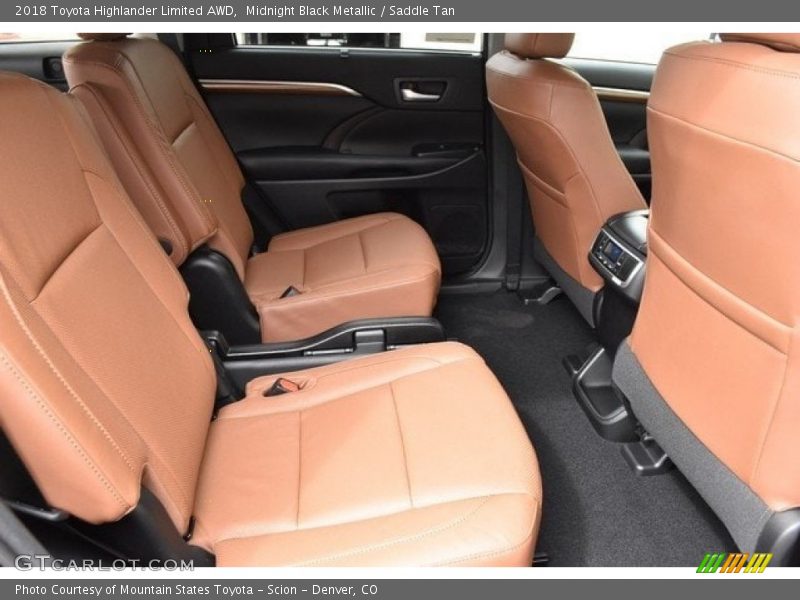 Midnight Black Metallic / Saddle Tan 2018 Toyota Highlander Limited AWD