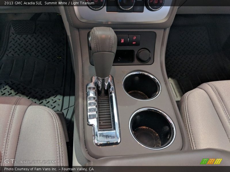 Summit White / Light Titanium 2013 GMC Acadia SLE