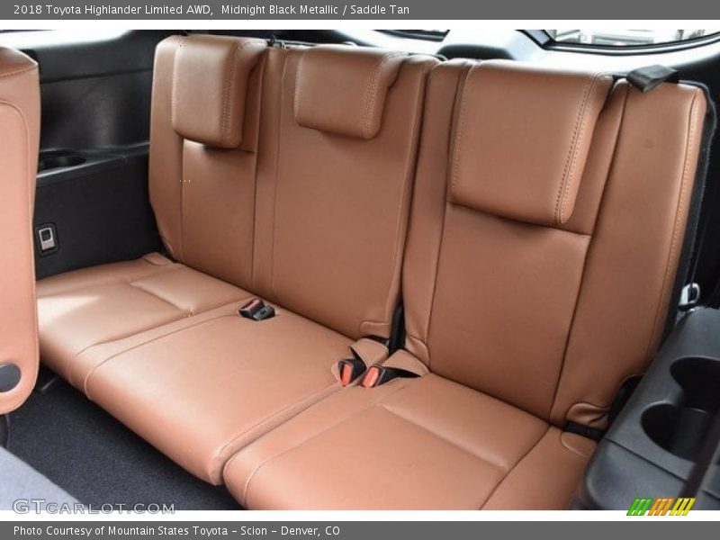 Midnight Black Metallic / Saddle Tan 2018 Toyota Highlander Limited AWD