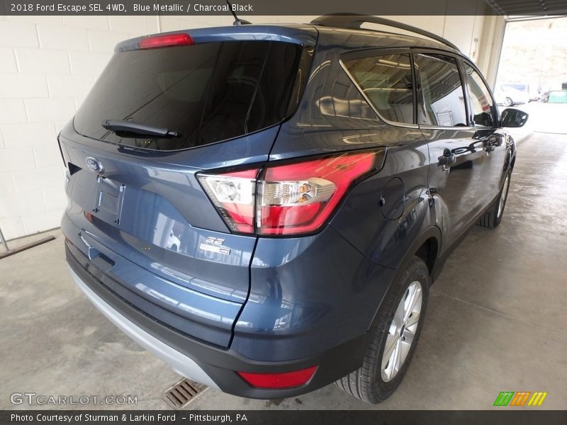 Blue Metallic / Charcoal Black 2018 Ford Escape SEL 4WD