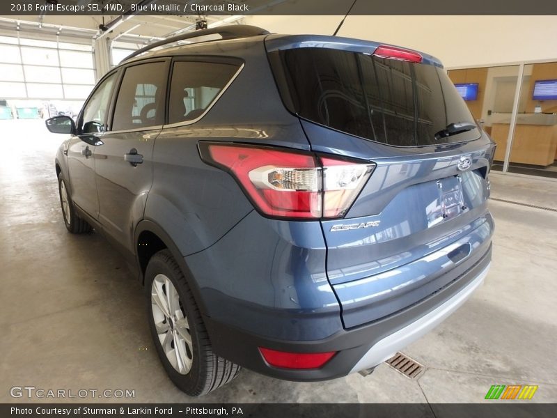 Blue Metallic / Charcoal Black 2018 Ford Escape SEL 4WD
