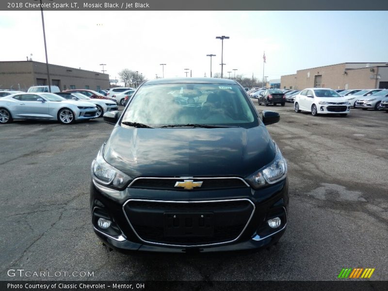Mosaic Black / Jet Black 2018 Chevrolet Spark LT