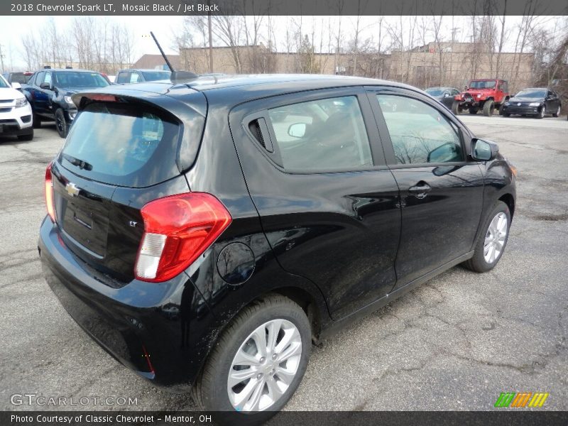 Mosaic Black / Jet Black 2018 Chevrolet Spark LT