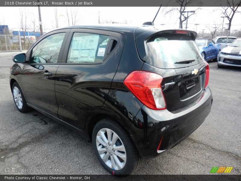 Mosaic Black / Jet Black 2018 Chevrolet Spark LT