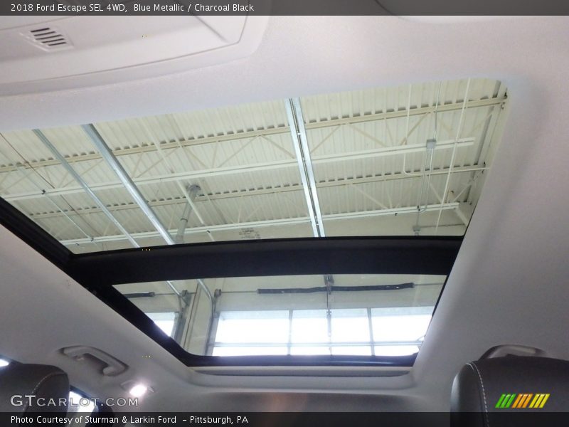 Blue Metallic / Charcoal Black 2018 Ford Escape SEL 4WD