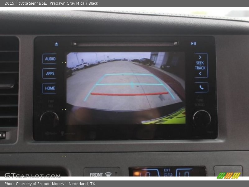 Predawn Gray Mica / Black 2015 Toyota Sienna SE