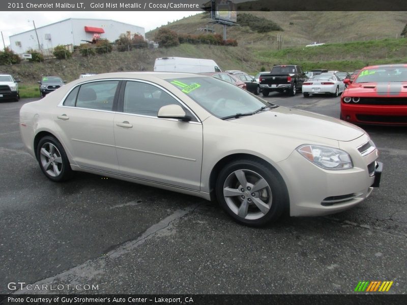 Gold Mist Metallic / Cocoa/Cashmere 2011 Chevrolet Malibu LT