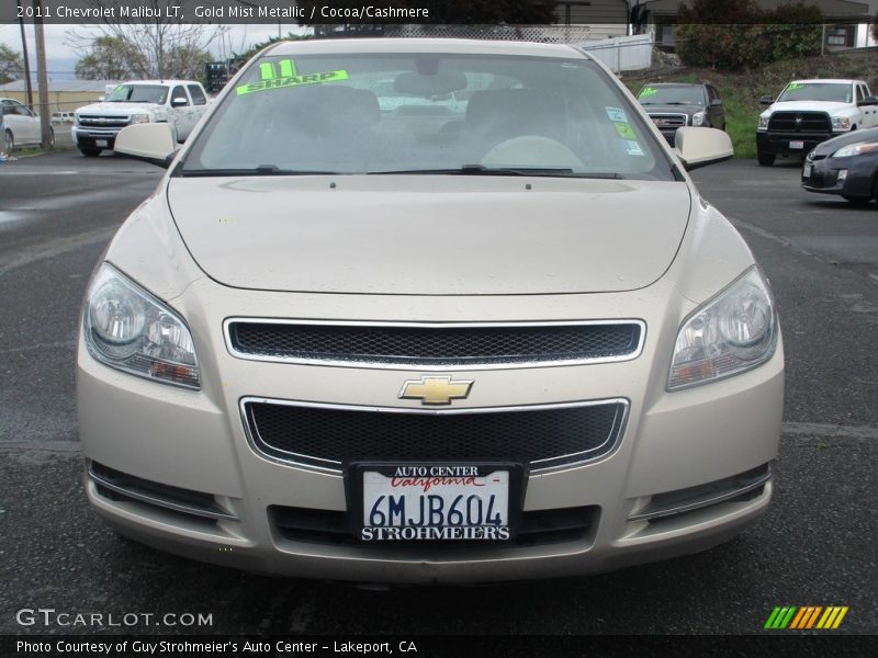 Gold Mist Metallic / Cocoa/Cashmere 2011 Chevrolet Malibu LT