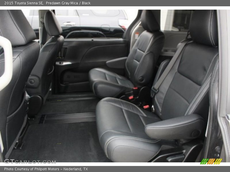 Predawn Gray Mica / Black 2015 Toyota Sienna SE