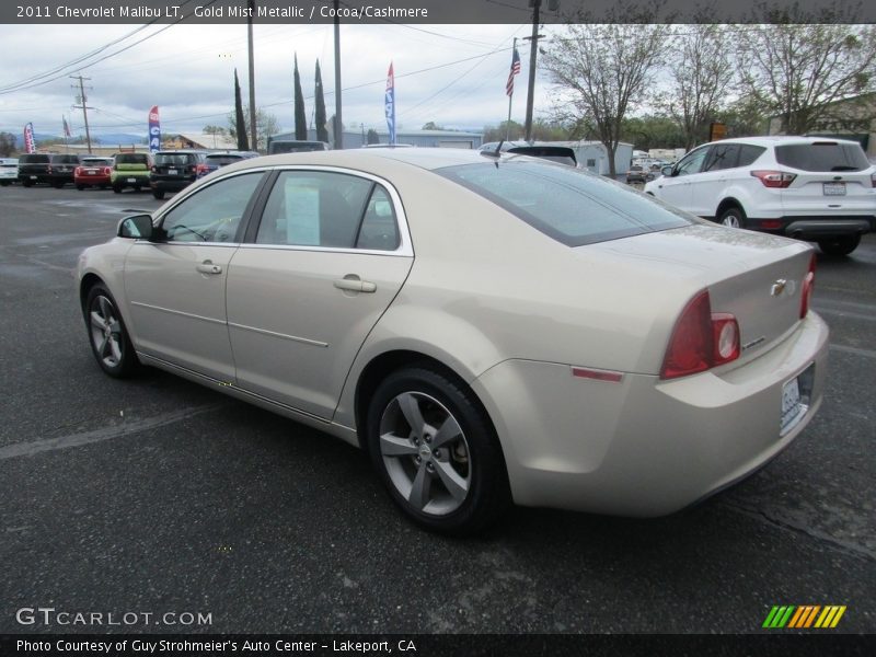 Gold Mist Metallic / Cocoa/Cashmere 2011 Chevrolet Malibu LT