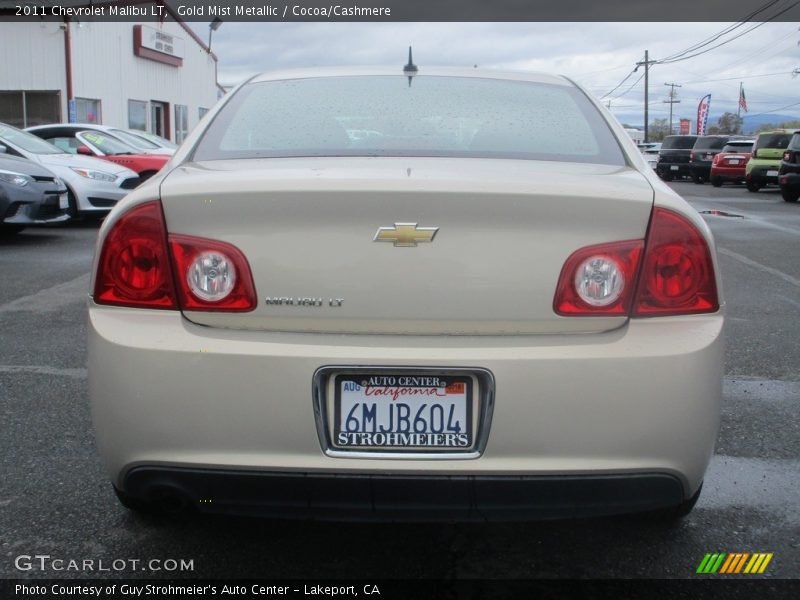 Gold Mist Metallic / Cocoa/Cashmere 2011 Chevrolet Malibu LT