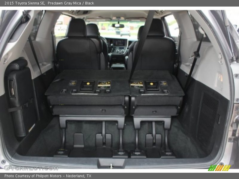 Predawn Gray Mica / Black 2015 Toyota Sienna SE