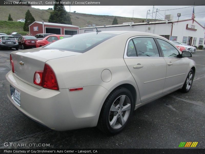 Gold Mist Metallic / Cocoa/Cashmere 2011 Chevrolet Malibu LT