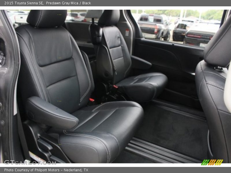 Predawn Gray Mica / Black 2015 Toyota Sienna SE