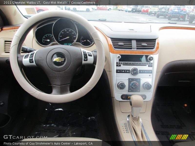 Gold Mist Metallic / Cocoa/Cashmere 2011 Chevrolet Malibu LT