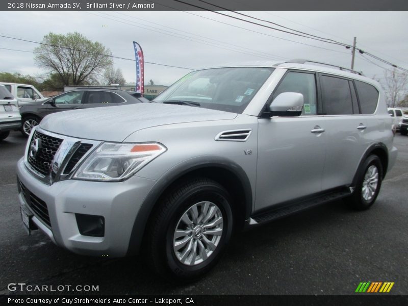 Brilliant Silver / Almond 2018 Nissan Armada SV