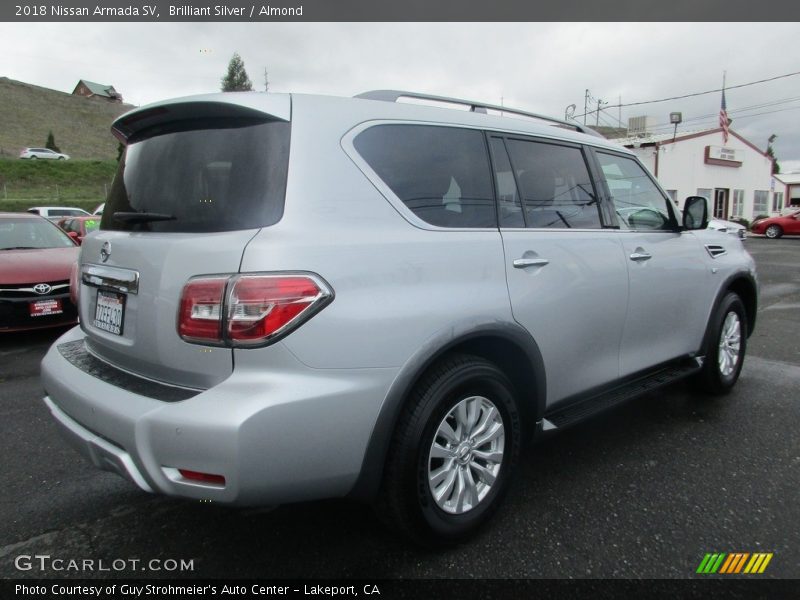 Brilliant Silver / Almond 2018 Nissan Armada SV