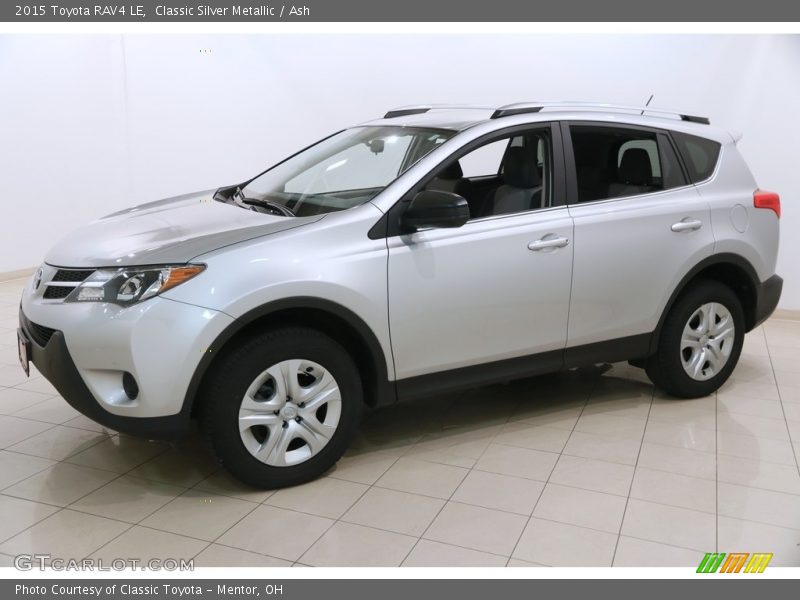 Classic Silver Metallic / Ash 2015 Toyota RAV4 LE