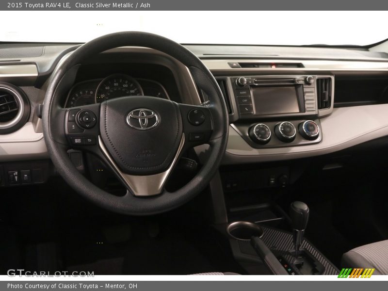 Classic Silver Metallic / Ash 2015 Toyota RAV4 LE