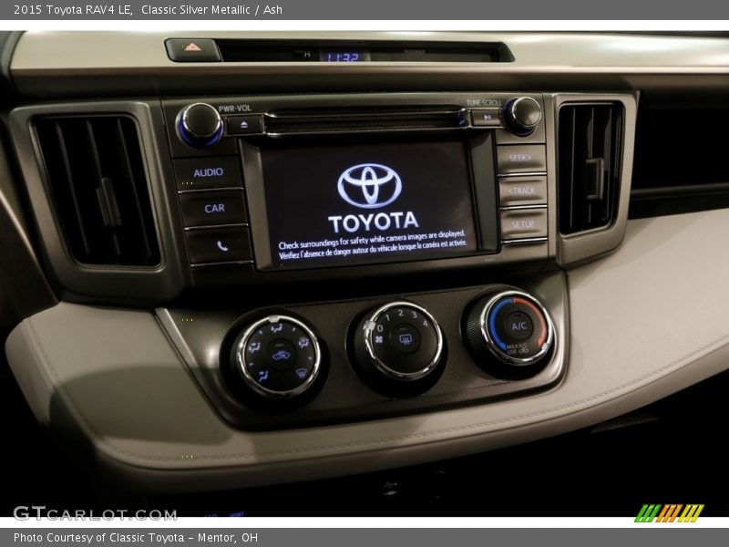 Classic Silver Metallic / Ash 2015 Toyota RAV4 LE