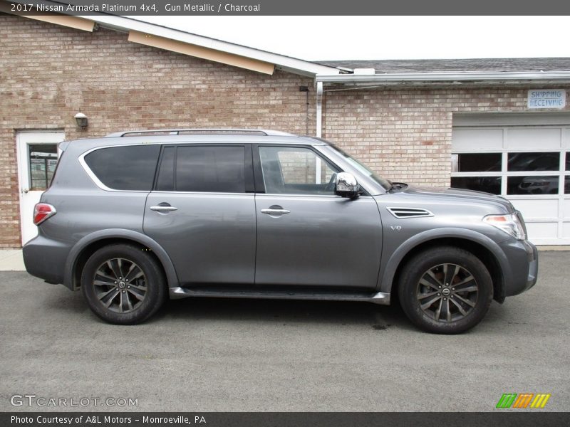 Gun Metallic / Charcoal 2017 Nissan Armada Platinum 4x4
