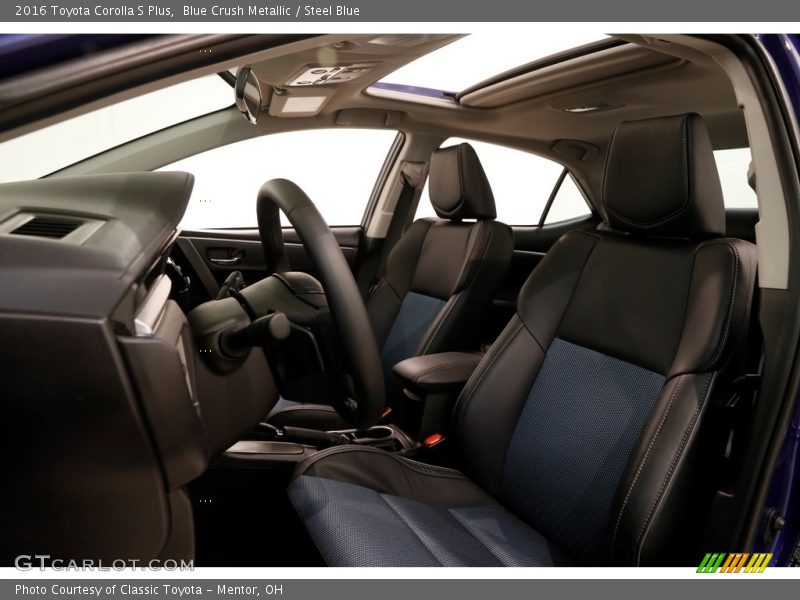 Blue Crush Metallic / Steel Blue 2016 Toyota Corolla S Plus