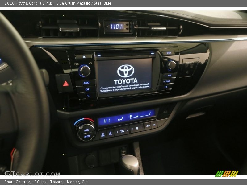 Blue Crush Metallic / Steel Blue 2016 Toyota Corolla S Plus