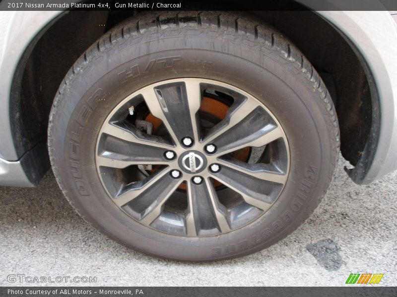 Gun Metallic / Charcoal 2017 Nissan Armada Platinum 4x4