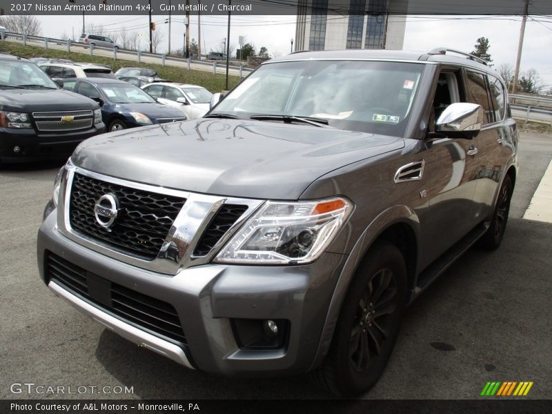 Gun Metallic / Charcoal 2017 Nissan Armada Platinum 4x4
