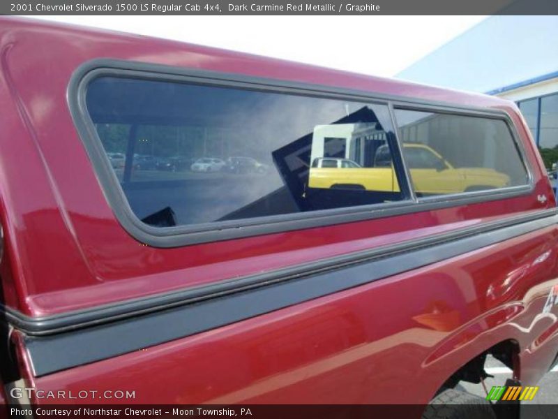 Dark Carmine Red Metallic / Graphite 2001 Chevrolet Silverado 1500 LS Regular Cab 4x4